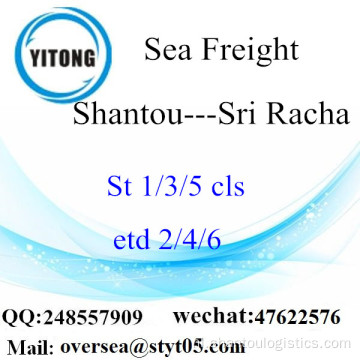 Shantou Port LCL Consolidatie Naar Sri Racha